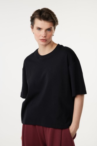 New Mission - Bisiklet Yaka Basic T-Shirt Siyah